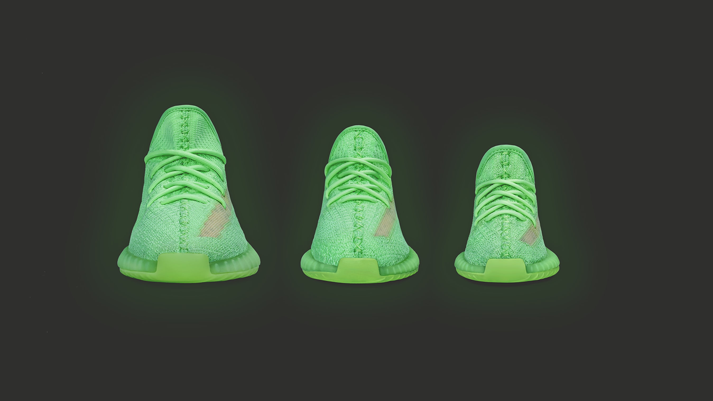 Adidas Yeezy Boost 350 V2 'Glow' PR300 (Front)
